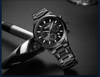 MEGIR Watches for Men 2021 New Chronograph Quartz Watch Luxury Stainless Steel Wristwatch Man Relogios Masculino часы мужские