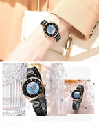 Watches for Women Luxury Brand CURREN Elegant Thin Quartz Wristwatch with Stainless Steel Simple Female Clock