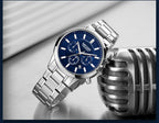 MEGIR Watches for Men 2021 New Chronograph Quartz Watch Luxury Stainless Steel Wristwatch Man Relogios Masculino часы мужские