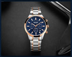 MEGIR Watches for Men 2021 New Chronograph Quartz Watch Luxury Stainless Steel Wristwatch Man Relogios Masculino часы мужские