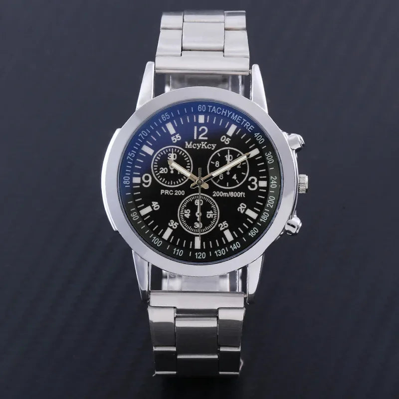 New Men Watches Luxury Band Round Watch Fashion Blu-ray Roman Watch for Man Relojes Para Hombre שעון ספורט Часы Мужские Наручные