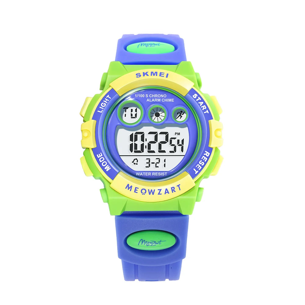 SKMEI Wristwatch For Boys Girl 5Bar Waterproof Kidss Children's Watch Luminous Display Sports Electronics Watch Relogio Infantil