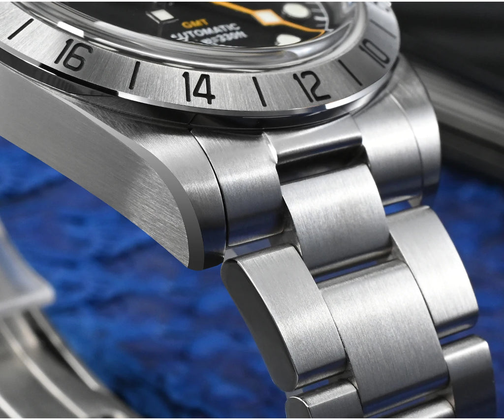 San Martin 39mm Luxury Couple Watches NH34 GMT 316L Stainless Steel Automatic Mechanical Men Watch Gift for boyfriend Sapphire