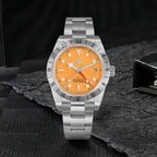 San Martin 39mm Luxury Couple Watches NH34 GMT 316L Stainless Steel Automatic Mechanical Men Watch Gift for boyfriend Sapphire