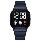 Kids Watch Sport LED Digital Watches Spaceman Silicone Strap Waterproof Electronic Wristwatch for Children Boys Girls Gifts