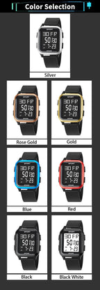 Sports Watches for Men Waterproof Multifunction Electronic Watch Ultra-thin Men's LED Digital Wristwatch for Man Student Gift
