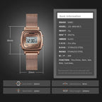 SKMEI Women Sports Watch Top Brands Luxury Waterproof Ladies Watches Small Dial Digital Wristwatch and Bracelet Relogio Feminino