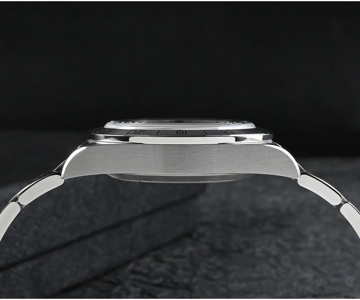 San Martin 39mm Luxury Couple Watches NH34 GMT 316L Stainless Steel Automatic Mechanical Men Watch Gift for boyfriend Sapphire
