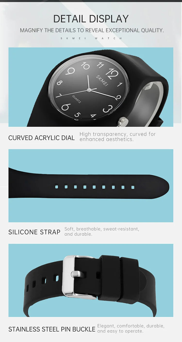 SKMEI 7091 Cool Waterproof Kids Quartz Wristwatch For Students Outdoor Casual Creative Sport Children's Wtatch Relogio Infantil