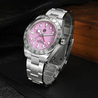 San Martin 39mm Luxury Couple Watches NH34 GMT 316L Stainless Steel Automatic Mechanical Men Watch Gift for boyfriend Sapphire