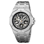 SKMEI M036 Movement Mens Casual Alloy Watches Movement Waterproof Mens Wristwatches Week Display Male Clock Luxury Mechanical