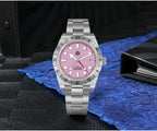 San Martin 39mm Luxury Couple Watches NH34 GMT 316L Stainless Steel Automatic Mechanical Men Watch Gift for boyfriend Sapphire