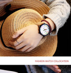 Women Watches Fashion Casual Big Number Analog Watches for Woman Leather Band Ladies Quartz Wristwatches relogio feminino
