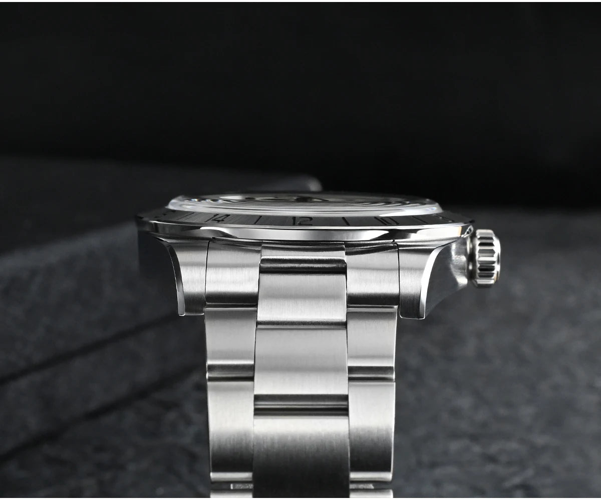 San Martin 39mm Luxury Couple Watches NH34 GMT 316L Stainless Steel Automatic Mechanical Men Watch Gift for boyfriend Sapphire