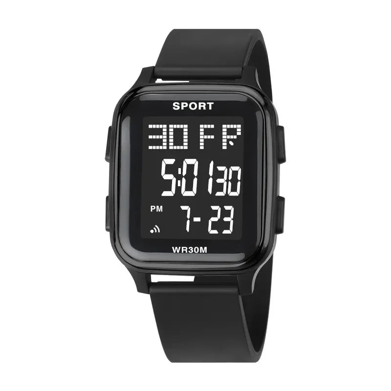 Sports Watches for Men Waterproof Multifunction Electronic Watch Ultra-thin Men's LED Digital Wristwatch for Man Student Gift