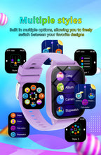 Kids Smart Watch 1.83" HD Screen Built-in 18 Games HD Camera Flashlight Sleep Monitor Alarm Clock Children Gift for Boys & Girls