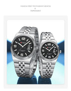 CURREN Couple Watches Waterproof Luminous Wristwatch for Lover Date Men‘s and Women's Wristwatch Simple Fashion