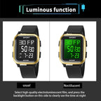 Sports Watches for Men Waterproof Multifunction Electronic Watch Ultra-thin Men's LED Digital Wristwatch for Man Student Gift