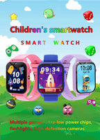 Kids Smart Watch 1.83" HD Screen Built-in 18 Games HD Camera Flashlight Sleep Monitor Alarm Clock Children Gift for Boys & Girls