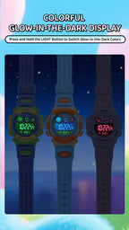 SKMEI Wristwatch For Boys Girl 5Bar Waterproof Kidss Children's Watch Luminous Display Sports Electronics Watch Relogio Infantil