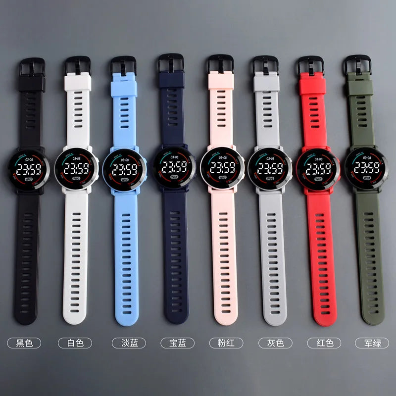 Girls Watch 30m Waterproof Girl Cute Kids Watches Clock Digital LED Children Electronic Watches Kids Wristwatch montre enfant