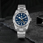 San Martin 39mm Luxury Couple Watches NH34 GMT 316L Stainless Steel Automatic Mechanical Men Watch Gift for boyfriend Sapphire
