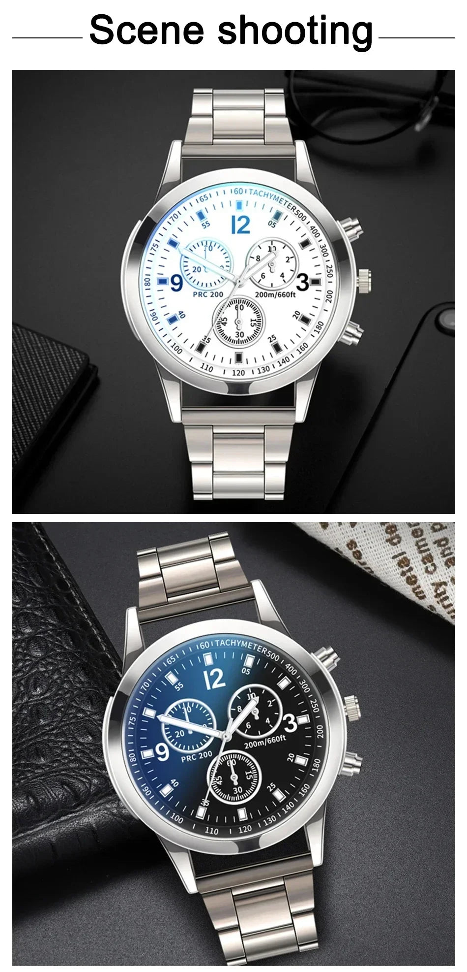 New Men Watches Luxury Band Round Watch Fashion Blu-ray Roman Watch for Man Relojes Para Hombre שעון ספורט Часы Мужские Наручные