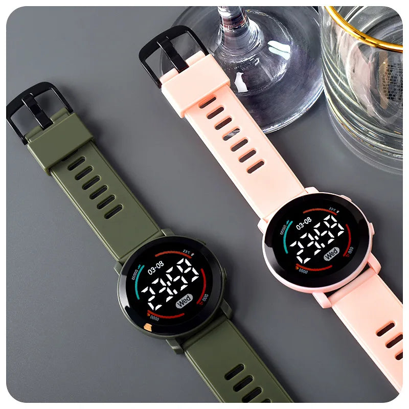 Girls Watch 30m Waterproof Girl Cute Kids Watches Clock Digital LED Children Electronic Watches Kids Wristwatch montre enfant