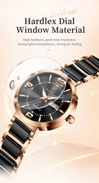 POEDAGAR Top Fashion Elegant Watch For Woman Week Date High Quality Waterproof Ladies Quartz Watch Stainless Steel Women Watches
