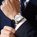 POEDAGAR Top Fashion Casual Men Watch Waterproof Luminous Date Week Man Wristwatch Outdoor Leather Business Men's Quartz Watches
