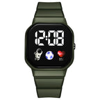 Kids Watch Sport LED Digital Watches Spaceman Silicone Strap Waterproof Electronic Wristwatch for Children Boys Girls Gifts