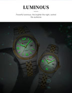 CURREN Couple Watches Waterproof Luminous Wristwatch for Lover Date Men‘s and Women's Wristwatch Simple Fashion
