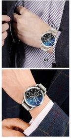 New Men Watches Luxury Band Round Watch Fashion Blu-ray Roman Watch for Man Relojes Para Hombre שעון ספורט Часы Мужские Наручные