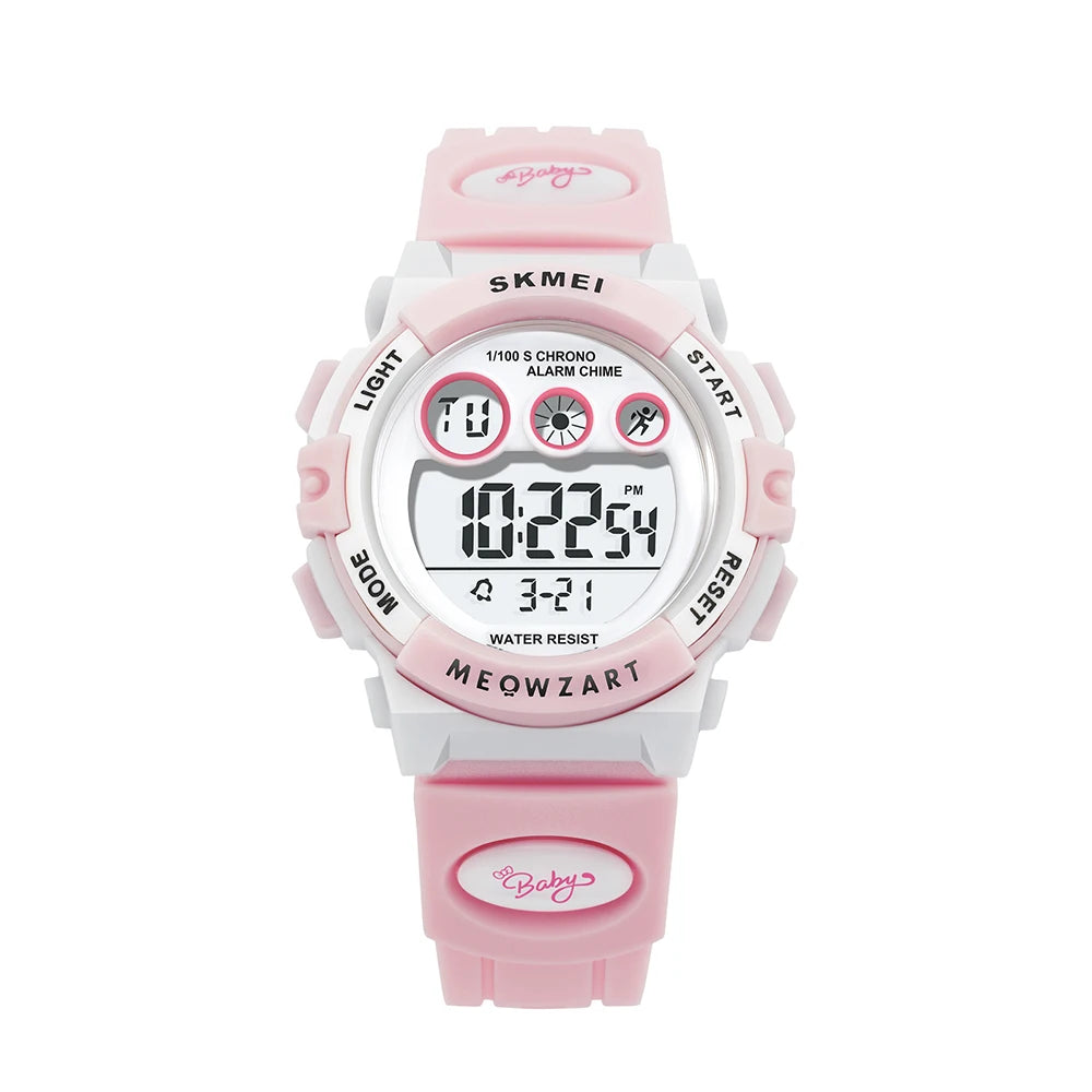 SKMEI Wristwatch For Boys Girl 5Bar Waterproof Kidss Children's Watch Luminous Display Sports Electronics Watch Relogio Infantil