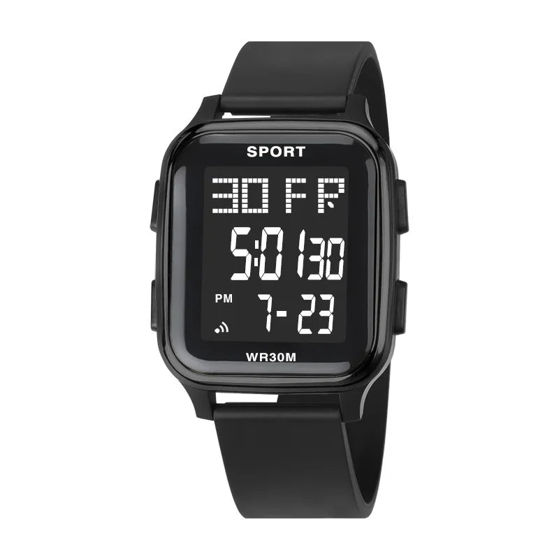Sports Watches for Men Waterproof Multifunction Electronic Watch Ultra-thin Men's LED Digital Wristwatch for Man Student Gift