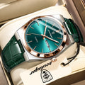 POEDAGAR Top Fashion Casual Men Watch Waterproof Luminous Date Week Man Wristwatch Outdoor Leather Business Men's Quartz Watches