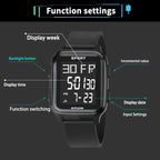Sports Watches for Men Waterproof Multifunction Electronic Watch Ultra-thin Men's LED Digital Wristwatch for Man Student Gift