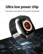 New Smart Watch 2.01 Inch HD Display Answer Make Call Message Preview Sport Modes smartwatch DIY Dial Weather Forecast Men Women