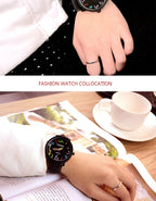 Women Watches Fashion Casual Big Number Analog Watches for Woman Leather Band Ladies Quartz Wristwatches relogio feminino