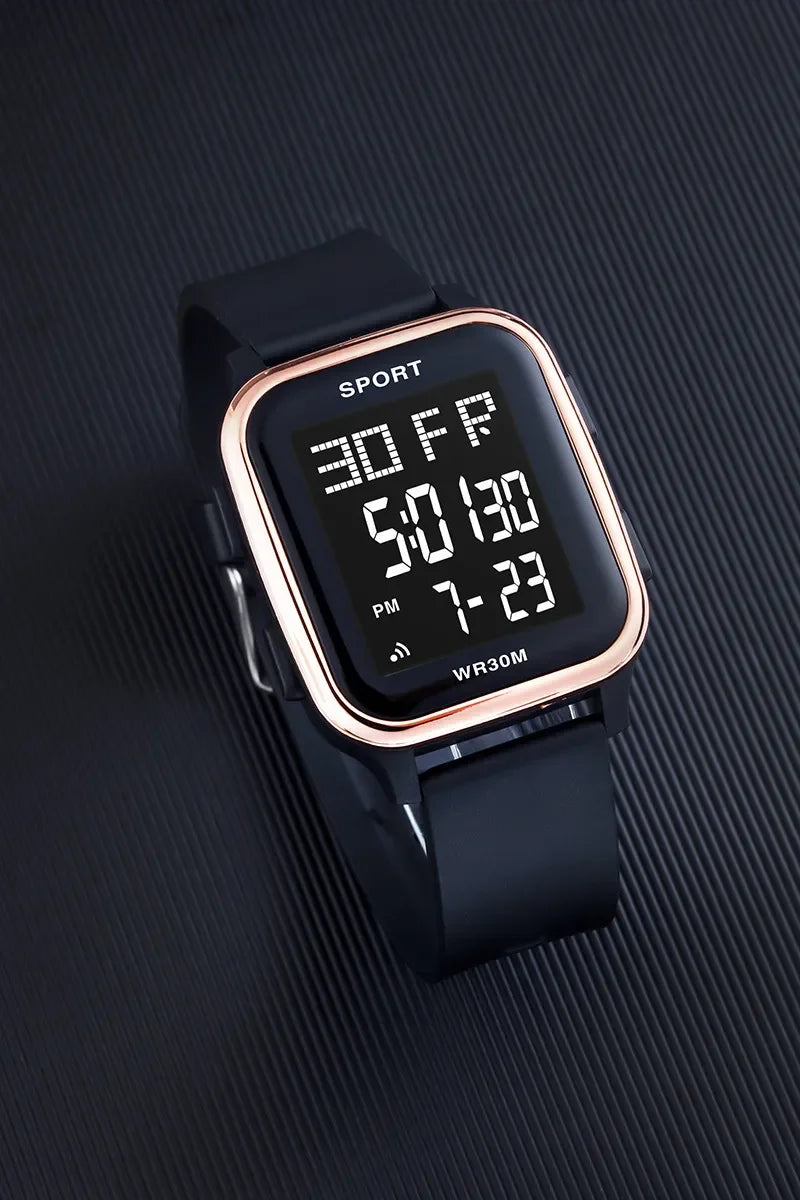 Sports Watches for Men Waterproof Multifunction Electronic Watch Ultra-thin Men's LED Digital Wristwatch for Man Student Gift