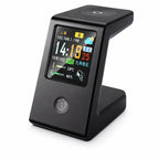 Smart WiFi Weather Clock, Featuring Wireless Charging for Watches, Digital Table Clock, Real-Time Weather Display, Touch Control