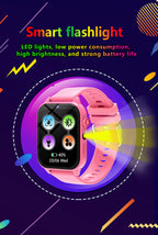 Kids Smart Watch 1.83" HD Screen Built-in 18 Games HD Camera Flashlight Sleep Monitor Alarm Clock Children Gift for Boys & Girls