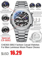 CHENXI 104A Waterproof Top Brand Luxury couple watches Watch for Women Men With Simulated-Ceramics Strap relojes para damas