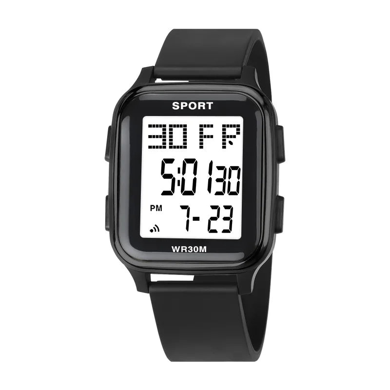Sports Watches for Men Waterproof Multifunction Electronic Watch Ultra-thin Men's LED Digital Wristwatch for Man Student Gift