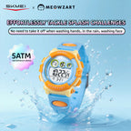 SKMEI Wristwatch For Boys Girl 5Bar Waterproof Kidss Children's Watch Luminous Display Sports Electronics Watch Relogio Infantil