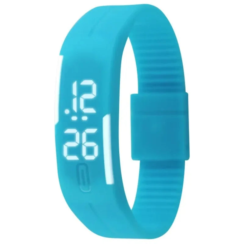 Sport Digital Children Watches Women Hot Silicone Strap LED Display Kids Watch Girls Boys Wristwatch Man Clock  Reloj de hombre