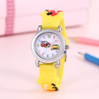 Kids Cartoon Car Watch | Colorful Digital Quartz Watch with Soft Strap | School Student Gift for Boys & Girls