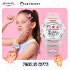 SKMEI Wristwatch For Boys Girl 5Bar Waterproof Kidss Children's Watch Luminous Display Sports Electronics Watch Relogio Infantil