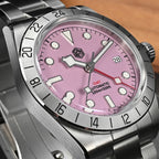 San Martin 39mm Luxury Couple Watches NH34 GMT 316L Stainless Steel Automatic Mechanical Men Watch Gift for boyfriend Sapphire