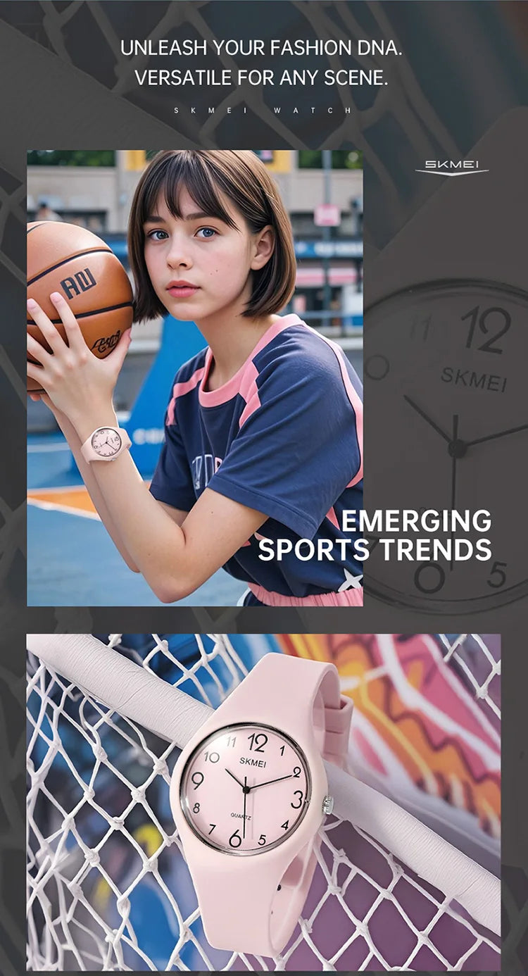 SKMEI 7091 Cool Waterproof Kids Quartz Wristwatch For Students Outdoor Casual Creative Sport Children's Wtatch Relogio Infantil
